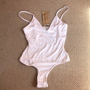Project Social T White Bodysuit